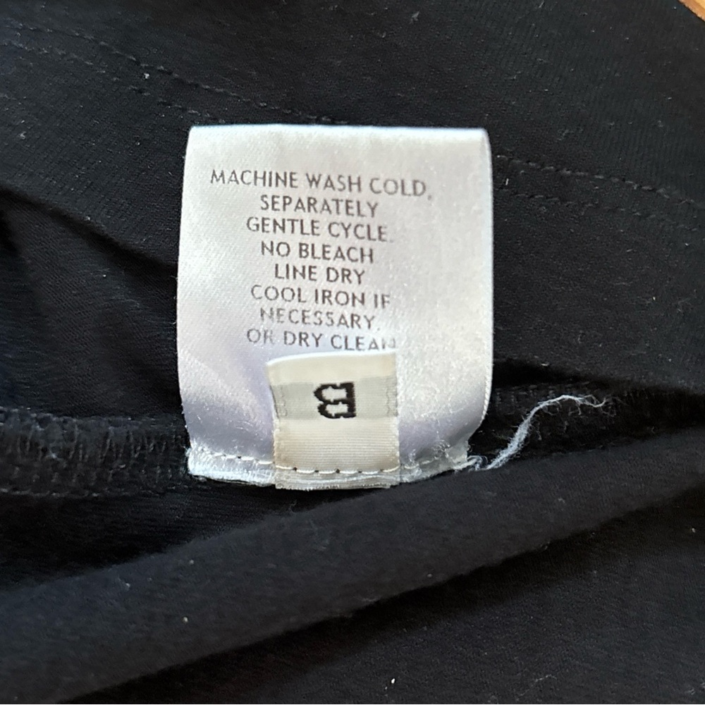 Eileen Fisher Women Maxi Shift Dress Black Tencel Stretch Short Sleeve 1X V neck - Picture 5 of 8